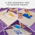 ערכת יצירה לילדים הדפסת מסך בצבעים  מבית נשיונל גיאוגרפיק